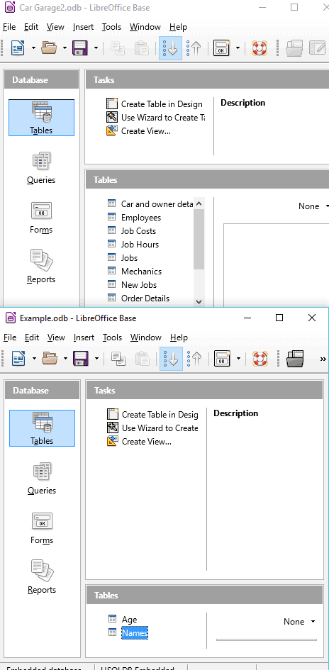 20 Import from existing database into a database 20 Import from existing database into a database
