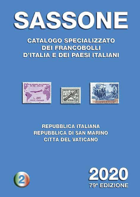 Sassone – Specialized catalog of stamps of Italy and Italian countries 2020 – Volume 2