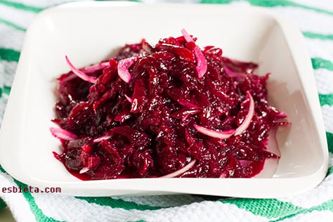 ensalada de remolacha y cebolla