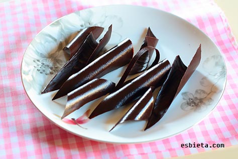 adornos de chocolate