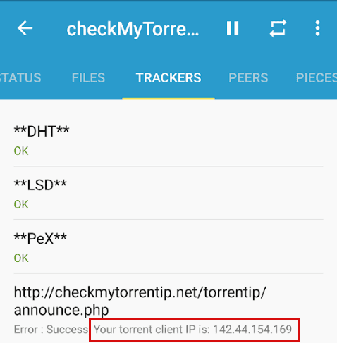 IP Tracking Torrent (Flud)