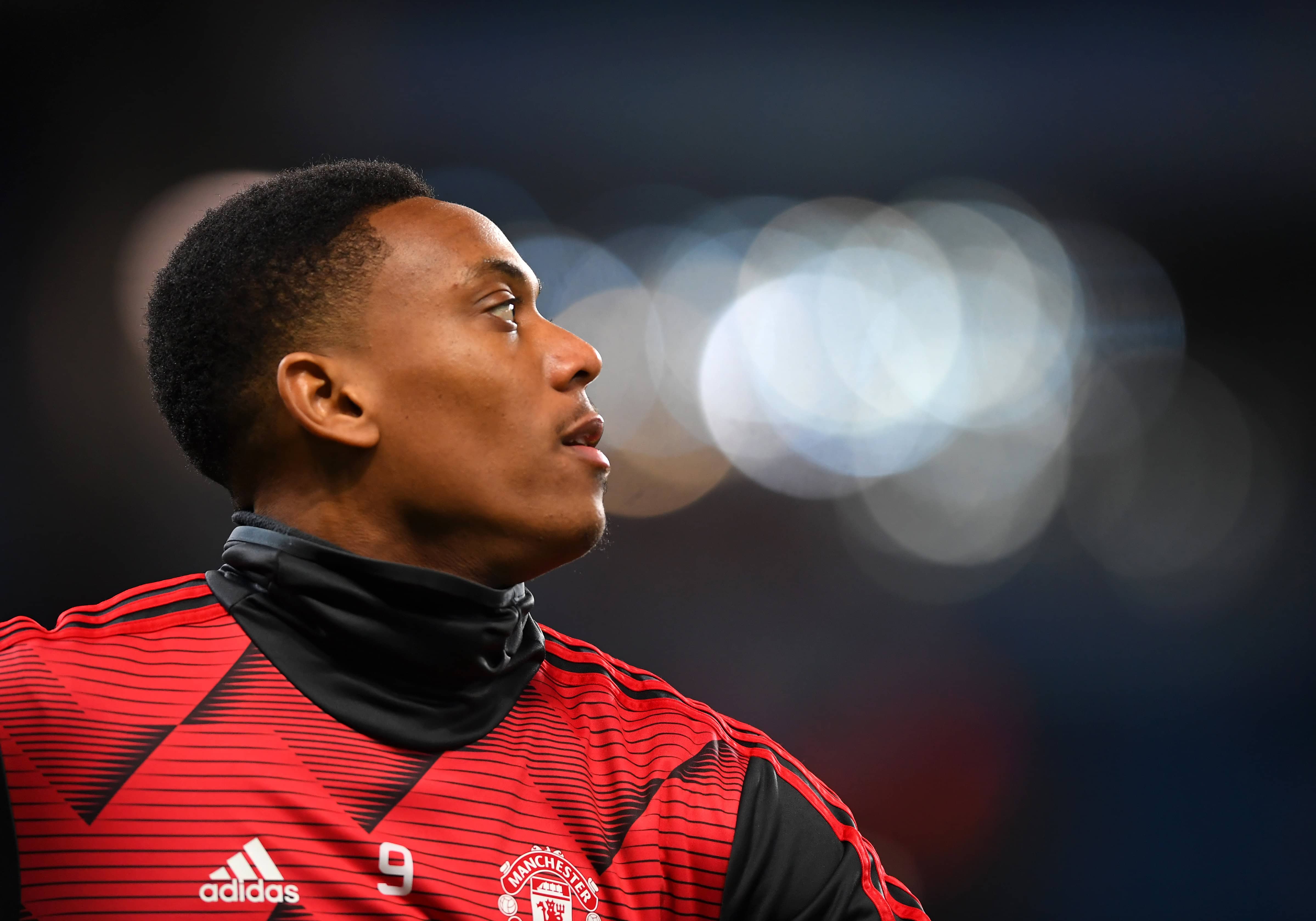 Fans expect a lot more from Martial than he was able to show today. (Photo by Laurence Griffiths/Getty Images)