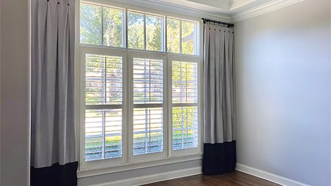 drop cloth curtains