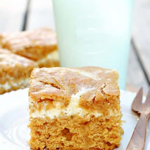 Pumpkin Cheesecake Bars