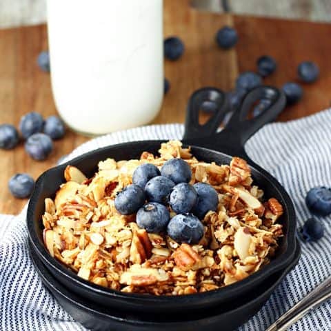 Fifteen Minute Skillet Granola