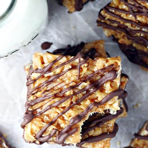 Simple Samoas Bars