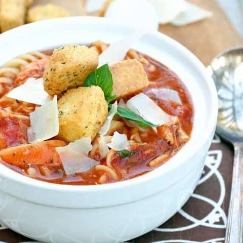 Chicken Parmesan Soup