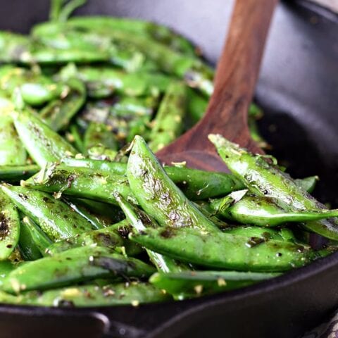 Skillet Sugar Snap Peas