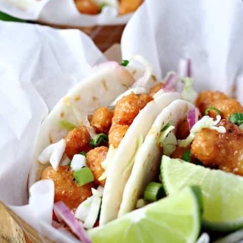 Spicy Baja Shrimp Tacos