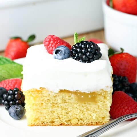 Easy Lemon Poke Cake