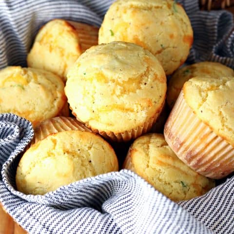 Cheddar Chive Corn Muffins