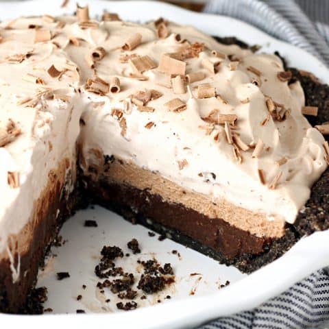 Triple Layer Chocolate Cream Pie