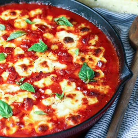 Easy Skillet Pizza Dip