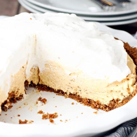 No-Bake Pumpkin Mousse Pie