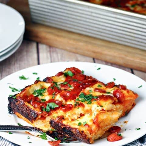 Detroit Style Pepperoni Pizza