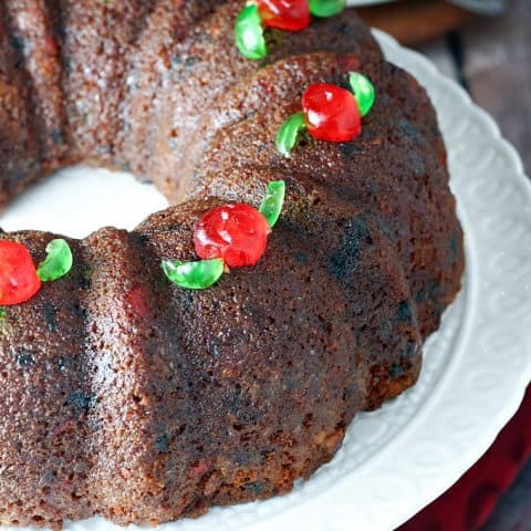 Shortcut Cake Mix Fruitcake