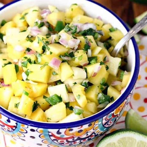 Fresh Mango Pineapple Salsa