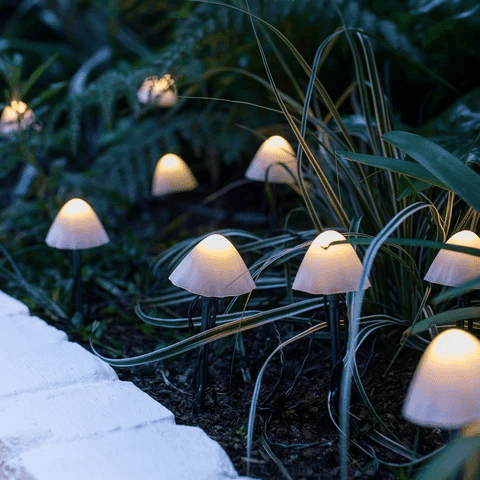 MINI MUSHROOM SOLAR PORCH LIGHT DESIGN IDEAS