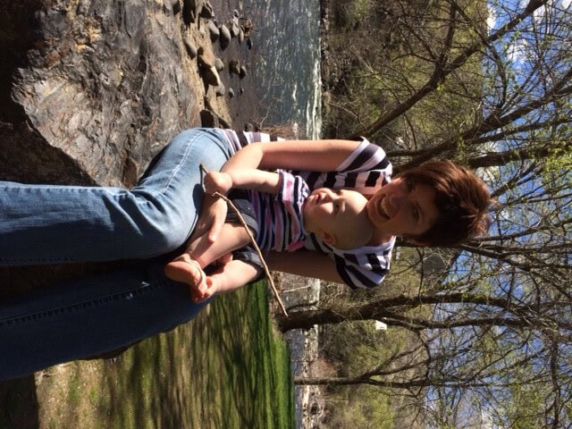 and sat on rocks... :)