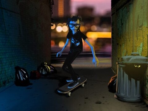 Skrillex 3D character for video game