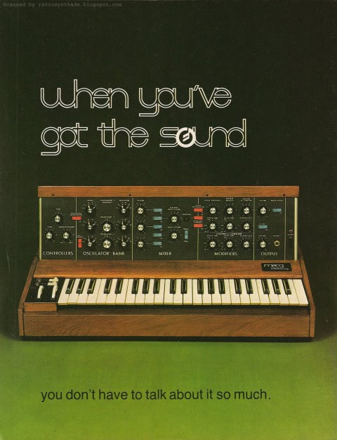 Minimoog, as seen in the September '79 issue. Just the Moog ad archive alone is something to see - and it's basically all from Keyboard/Contemporary Keyboard.