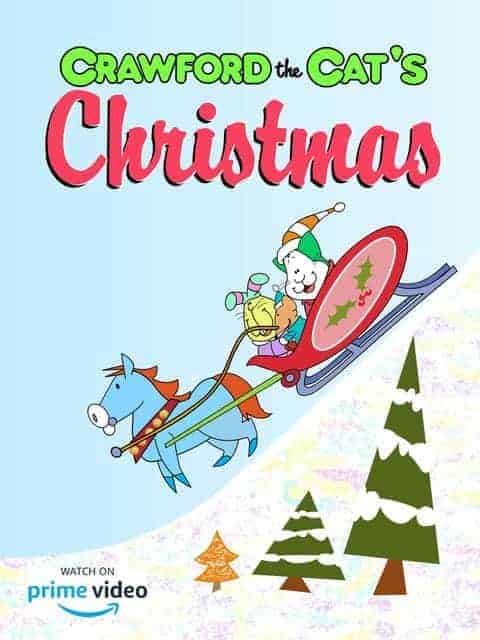 Crawford the Cat's Christmas video on Amazon Prime