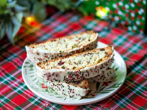 Cranberry-Pistachio Biscotti