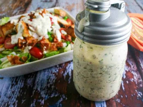 7-Layer Salad with Parmesan Ranch Dressing | Life, Love, and Good Food