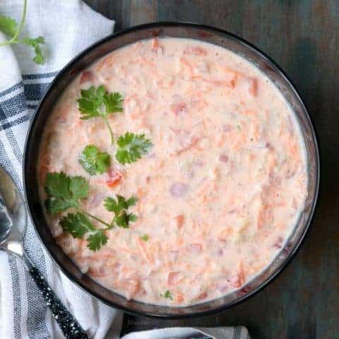 Vegetable Raita