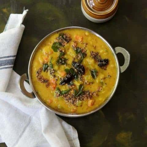Pudalangai Kootu or Snake Gourd Kootu Recipe