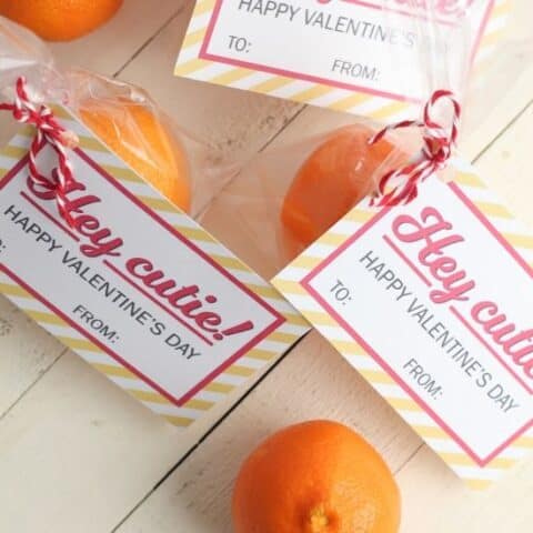 Hey Cutie Printable Valentine for Kids