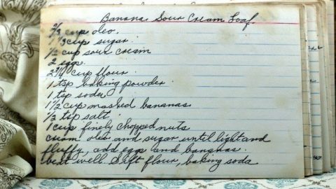 Banana Sour Cream Loaf