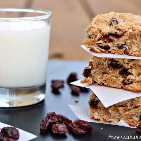 Oatmeal Raisin Bars
