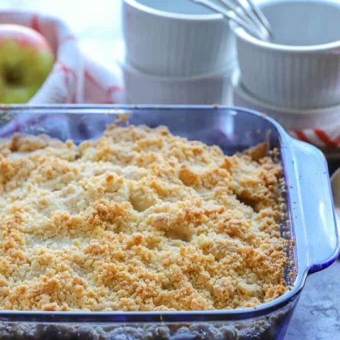 Gluten Free Apple Crumble