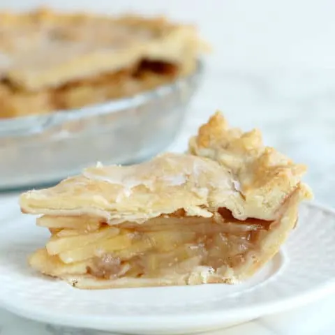 Glazed Maple Apple Pie