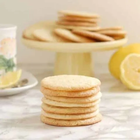 lemon thin cookies