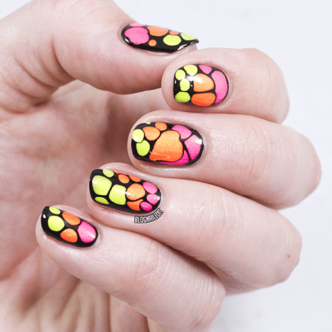 Poptastic Lava Lamp Nails by Nailed It