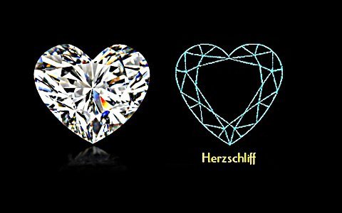 200-Herzschliff mit Schema Herzschliff mit Schema - klein