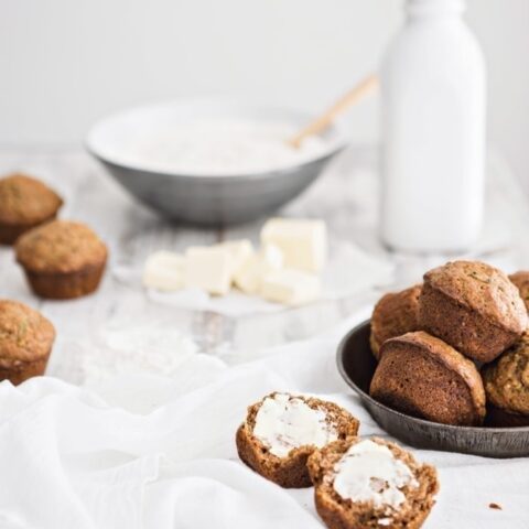 Zucchini Apple Spice Muffins