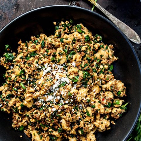 Chorizo and Eggs Scramble