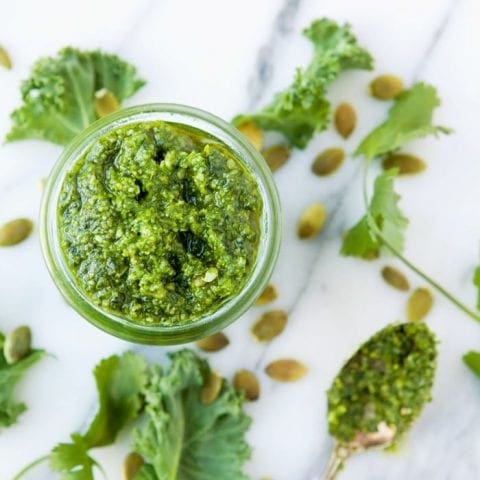 Kale Cilantro Pesto