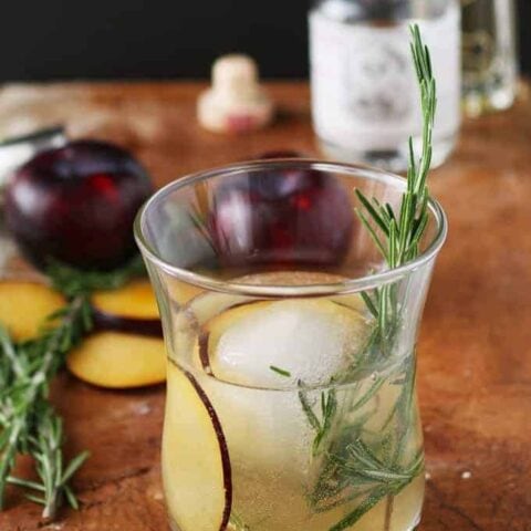 Rosemary's Plum Gin Cocktail