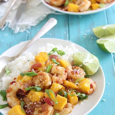 Sweet and Spicy Mango Shrimp