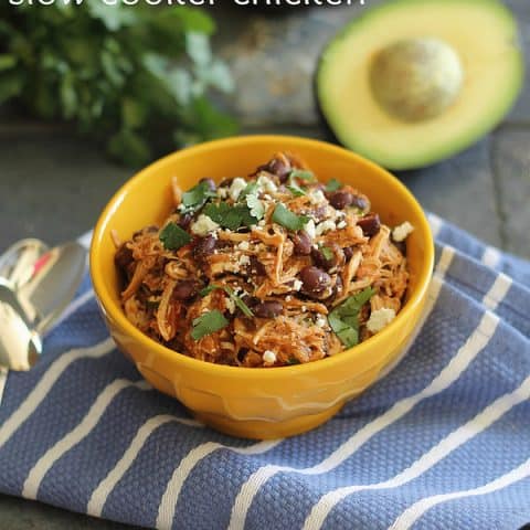4-Ingredient Slow Cooker Pulled Chicken