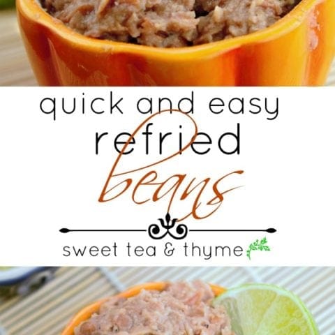 Quick & Easy Refried Beans