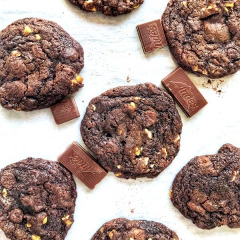Double Chocolate Andes Mint Cookies