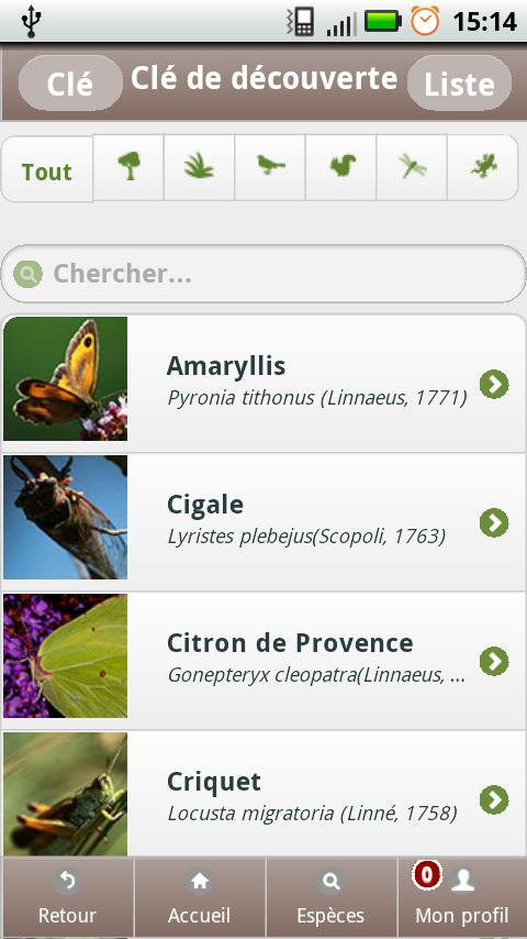Ecobalade, une application d’identification des espèces de la nature 3 ecobalade, identification des espèces