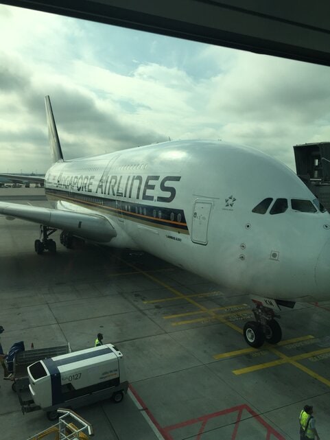 Singapore Airlines nach New York im A380 Economy Class Singapore Airlines nach New York im A380 Economy Class
