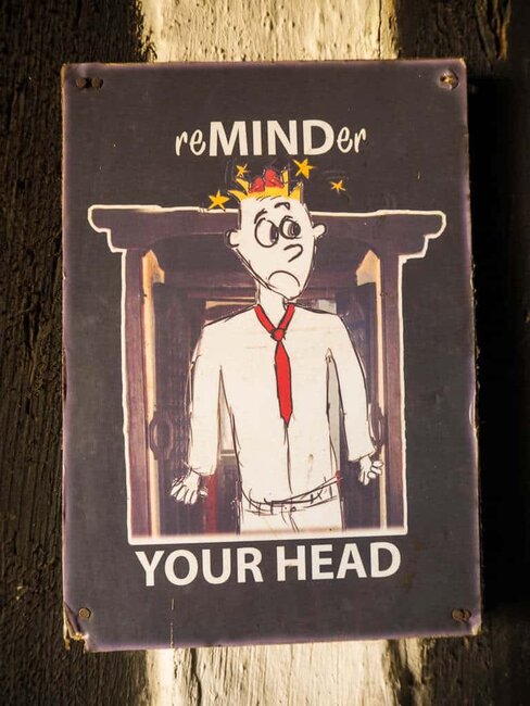 A sign at The Old Inn