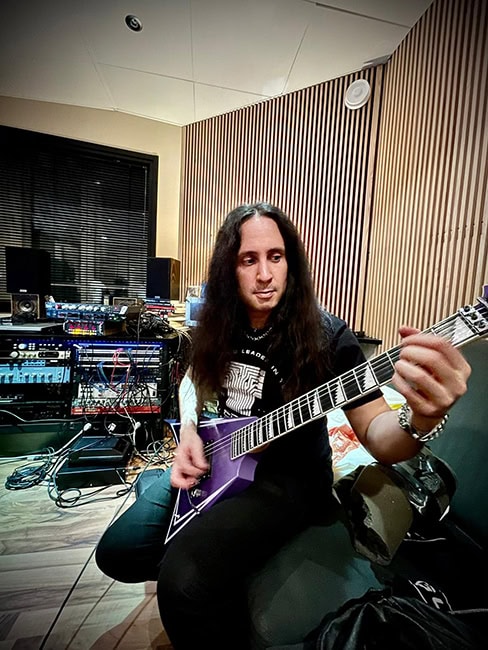 Daniel in studio 2